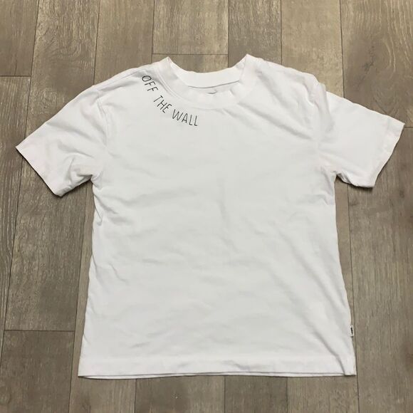 Womens VANS “ Off The‎ Wall” Crewneck T-Shirt - Picture 1 of 6